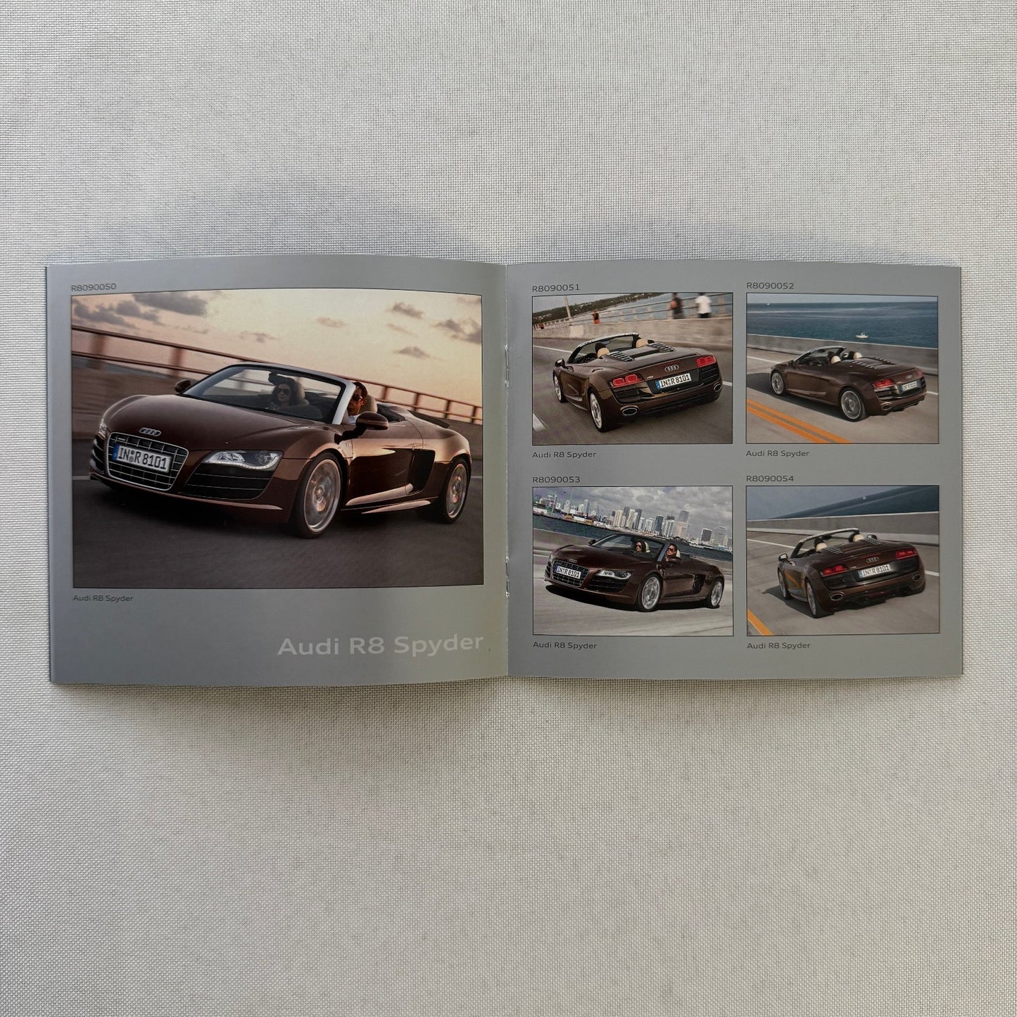 2009 Audi Factory Press Kit Photo CD Brochure Audi R8 Spyder S5 Sportback