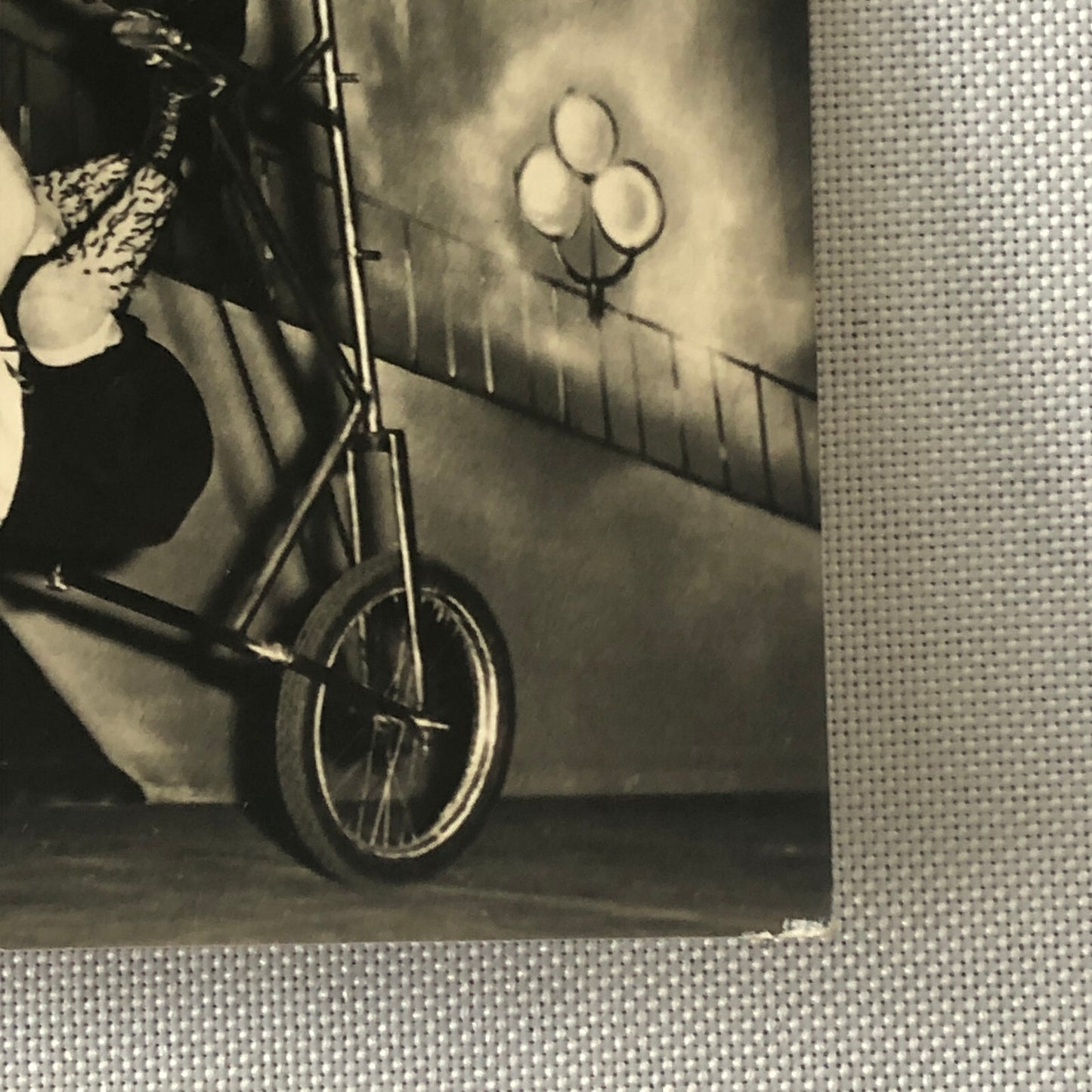 Circus Performer Vintage Photo Photograph Bicycle Balancing Act Berlin Germany
