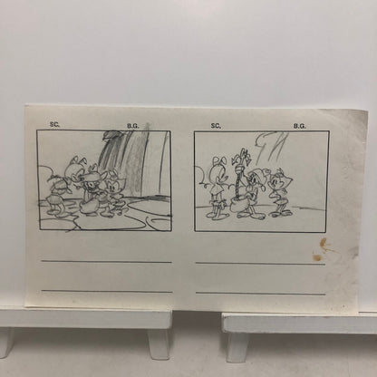 ANIMANIACS Animation Storyboard Illustration Drawing Sketch Wakko Yakko Dot