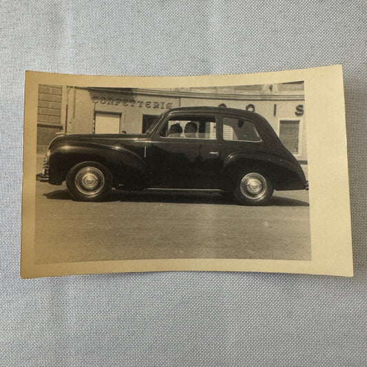 Vintage Car Automobile Photo Photograph Print Italian Italy