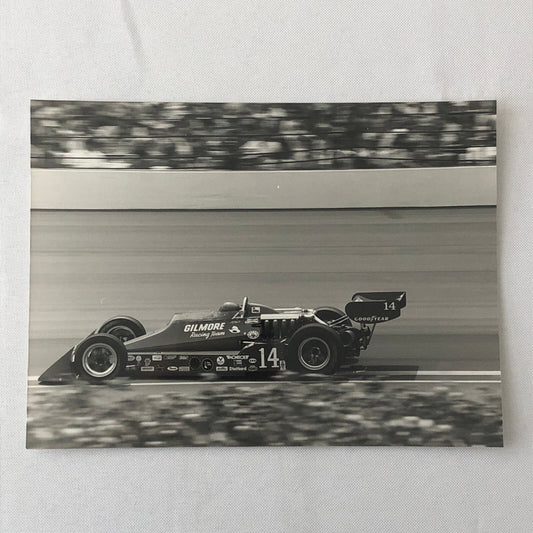 Vintage Indy Indianapolis Racing Photograph AJ Foyt 1977 DPPI Press A.J. Foyt