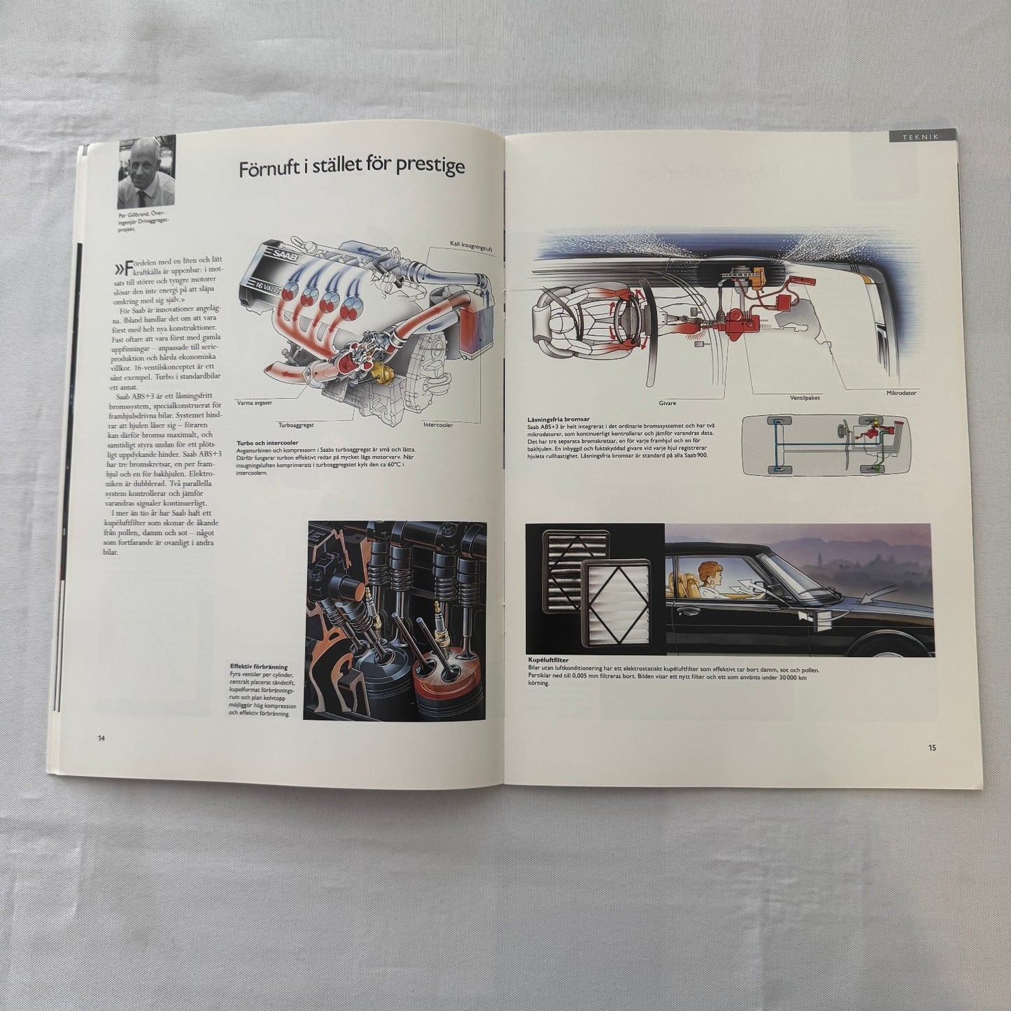 1992 Saab 900 Car Sales Brochure Catalog 900S 900i 900 Turbo Aero SWEDISH