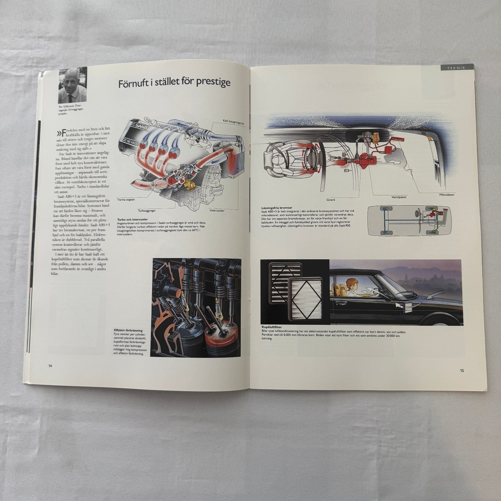 1992 Saab 900 Car Sales Brochure Catalog 900S 900i 900 Turbo Aero SWEDISH