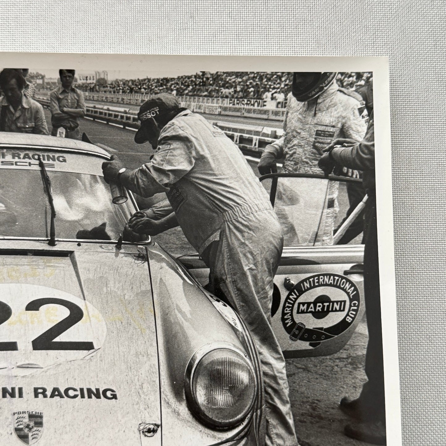 Porsche 935 Martini Racing Car Vintage Factory Press Photo Photograph Print