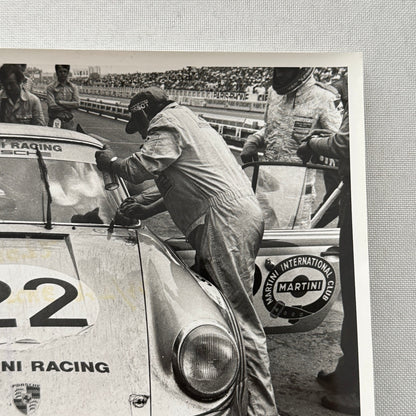 Porsche 935 Martini Racing Car Vintage Factory Press Photo Photograph Print