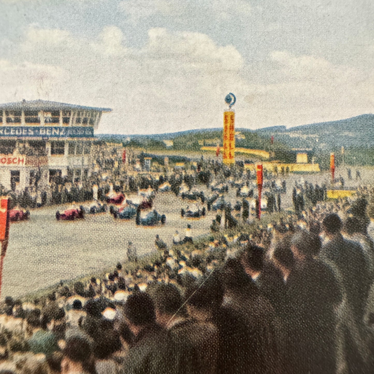 Vintage Nurburgring Race Track Racing Postcard Post Card German