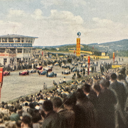 Vintage Nurburgring Race Track Racing Postcard Post Card German