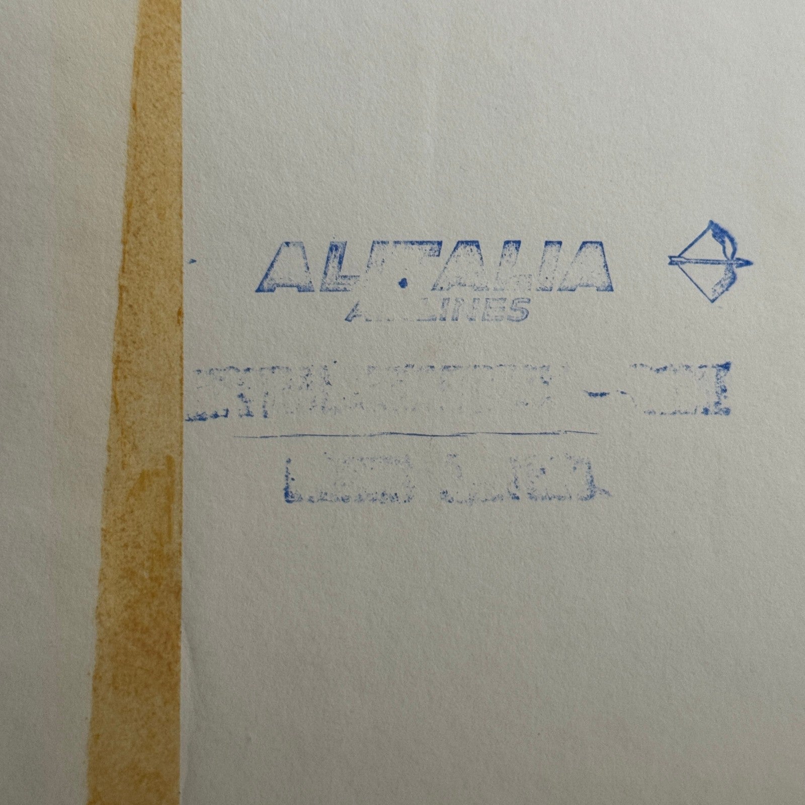 Vintage Racing Photo 1961 Sebring Race Trophy Alitalia Airlines