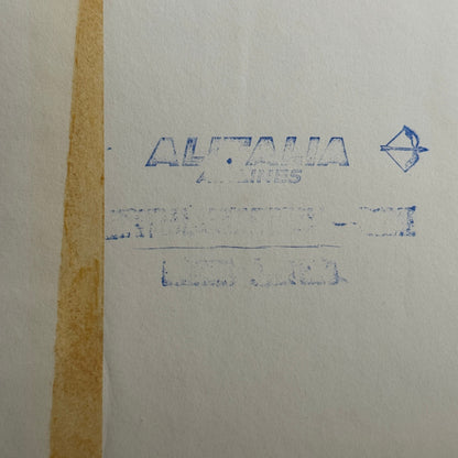 Vintage Racing Photo 1961 Sebring Race Trophy Alitalia Airlines