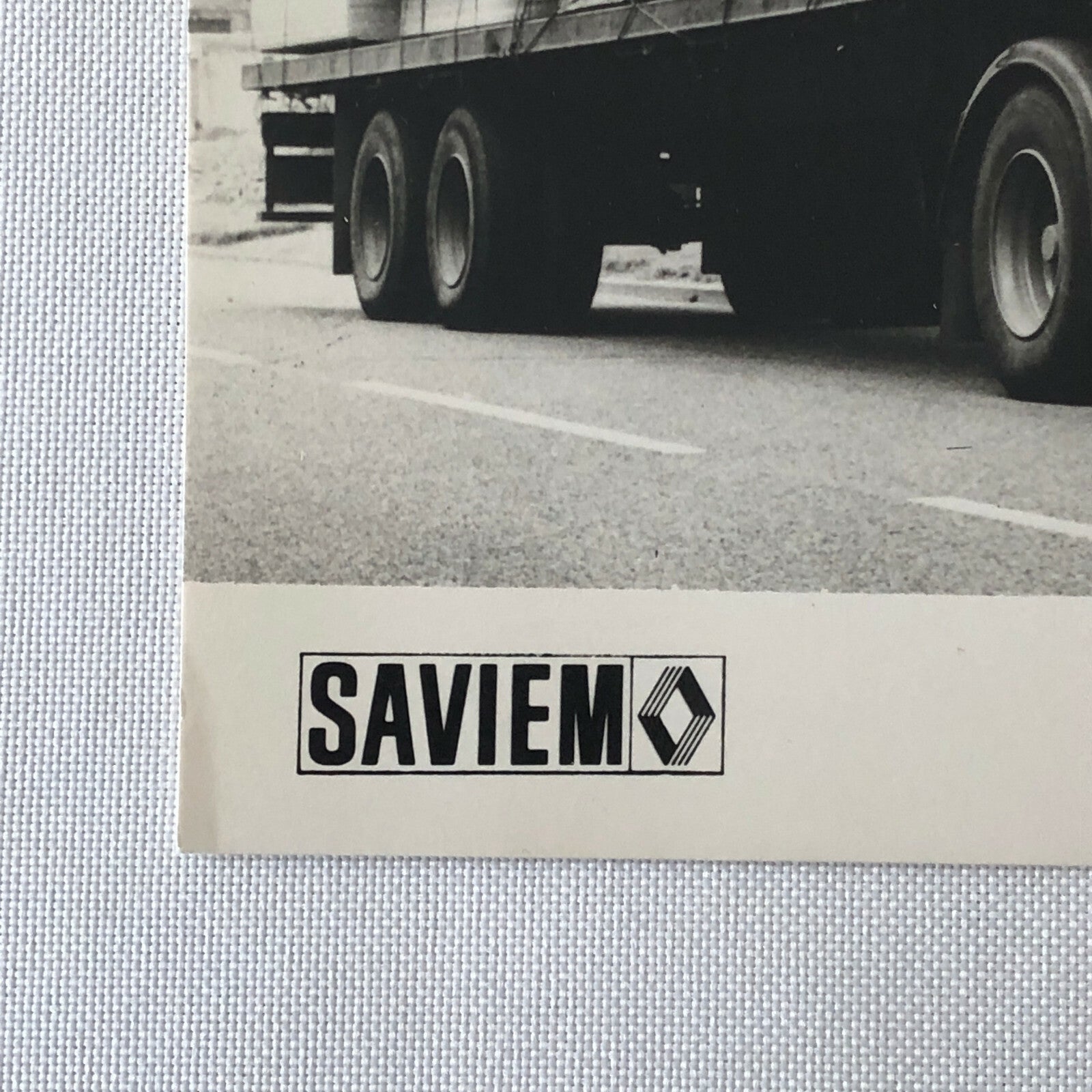 Vintage Saviem Renault SM 32 240 Sleeper Cab Truck Photo Photograph 