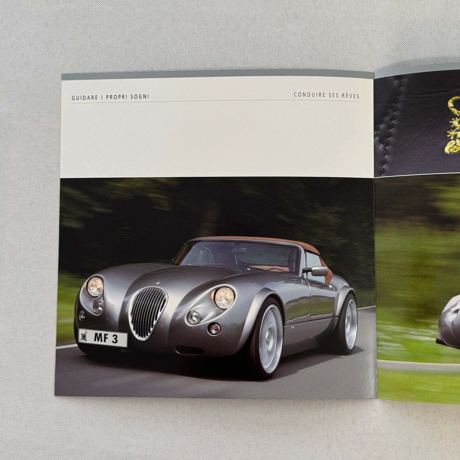 2008 Wiesmann Roadster Brochure Catalog Sports Car Italian French Text European