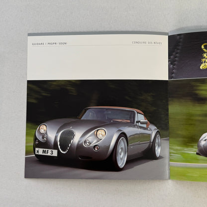 2008 Wiesmann Roadster Brochure Catalog Sports Car Italian French Text European