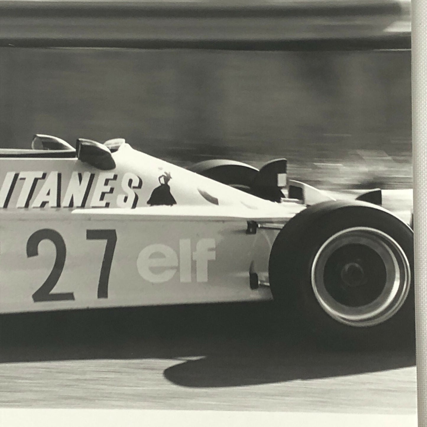 Vintage 1976 Formula 2 F2 Nogaro Grand Prix Racing Photo Photograph Chevron Car 