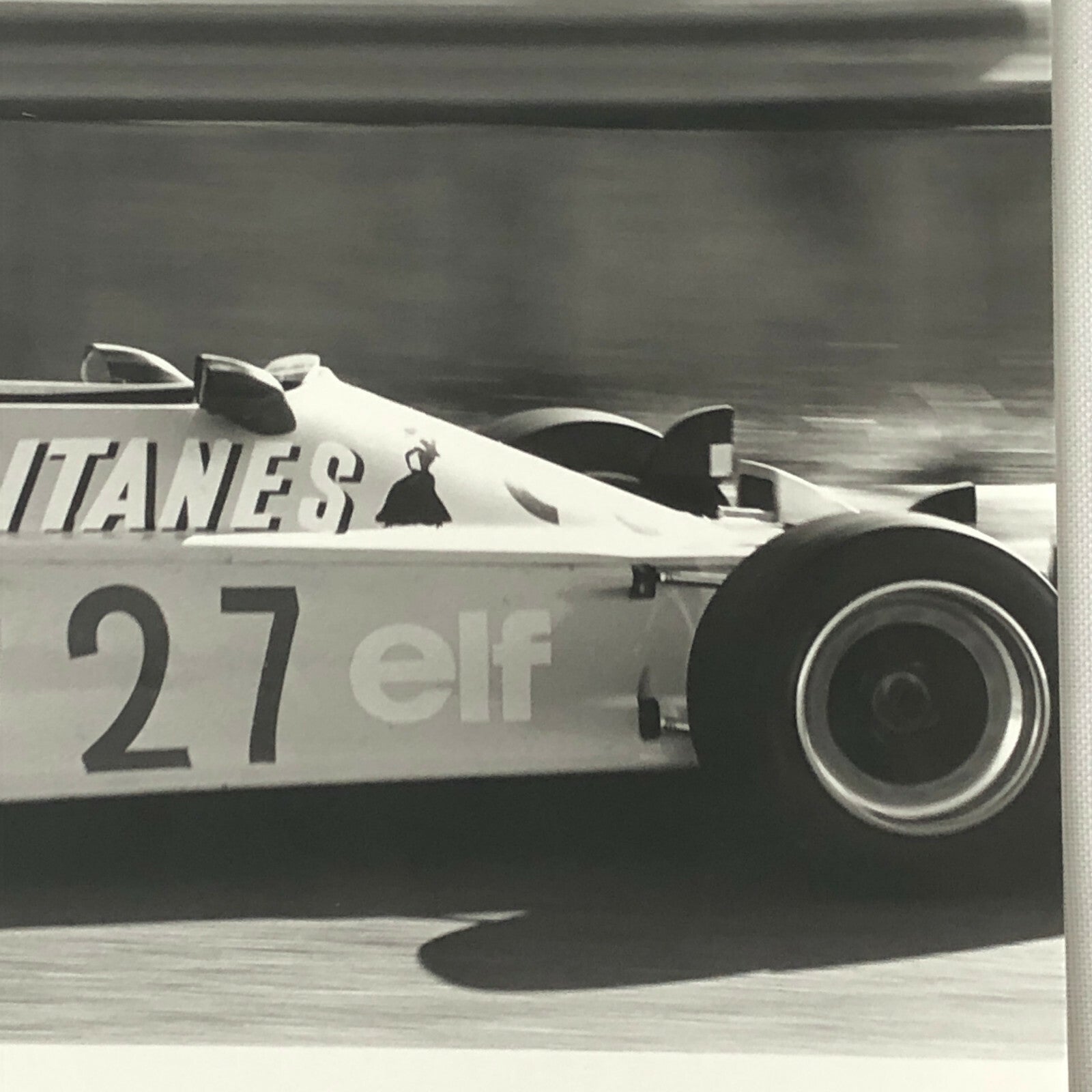 Vintage 1976 Formula 2 F2 Nogaro Grand Prix Racing Photo Photograph Chevron Car 