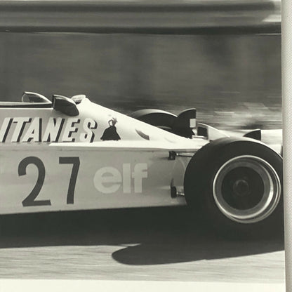 Vintage 1976 Formula 2 F2 Nogaro Grand Prix Racing Photo Photograph Chevron Car 