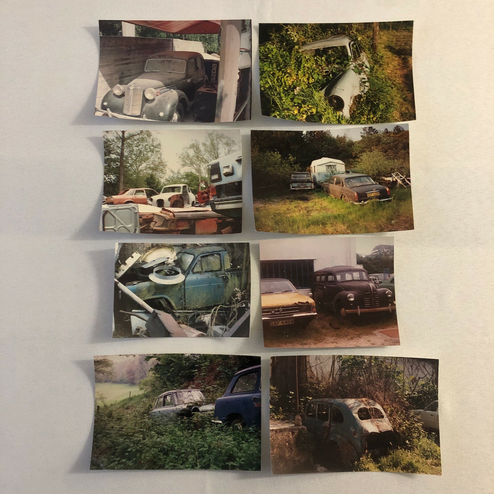 Vintage Austin Barn Find Junk Yard Car Part Photo Photograph Lot of 30