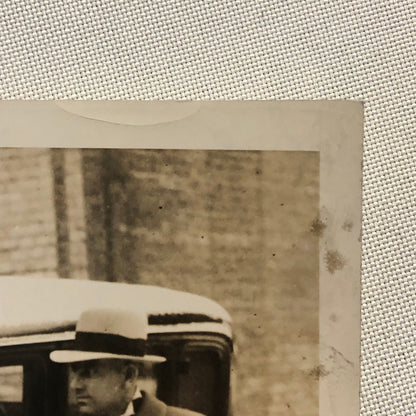 Press Photo 1934 Gangster Charles “Ice Wagon” Banghart Car Arrest Photograph