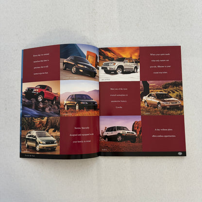 1999 Toyota Sales Brochure Catalog Solara Celica Corolla Tacoma Rav4 LandCruiser