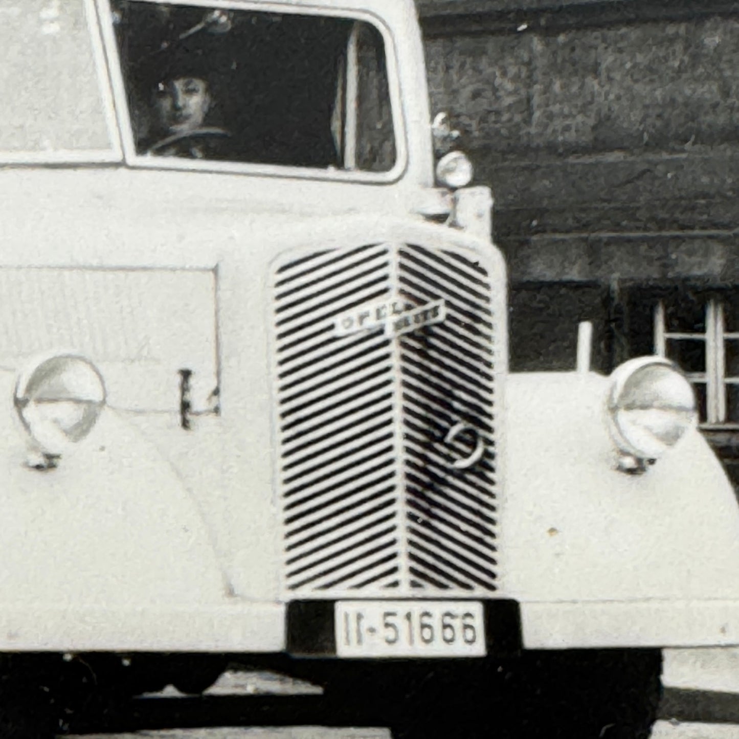 Vintage Opel Double Decker Bus Photo Photograph Print