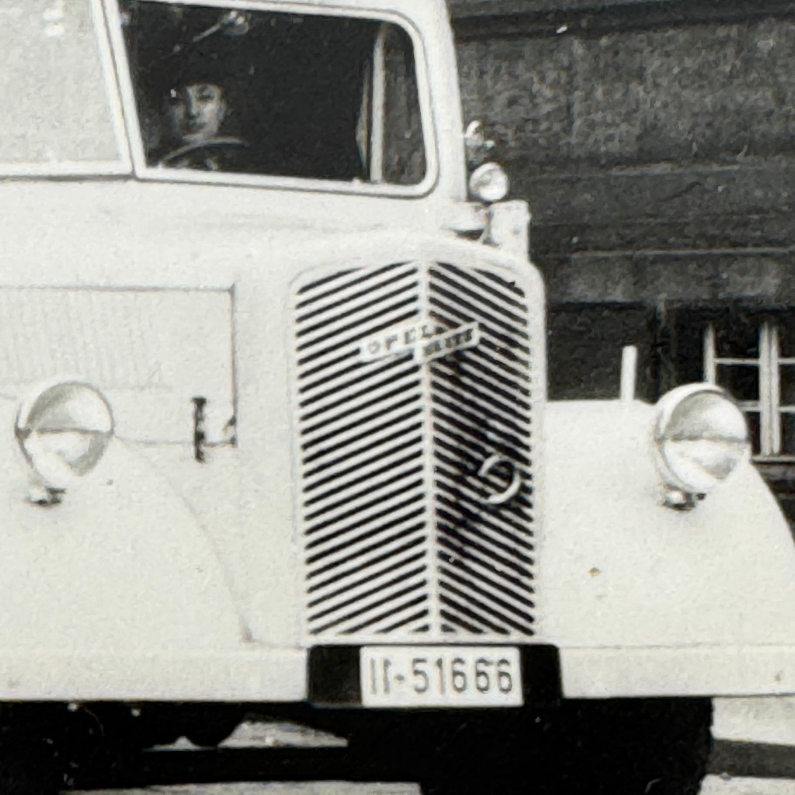 Vintage Opel Double Decker Bus Photo Photograph Print