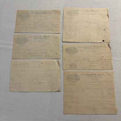 Standart Brothers Detroit Michigan Receipt Document Letterhead 1908 Lot 6x