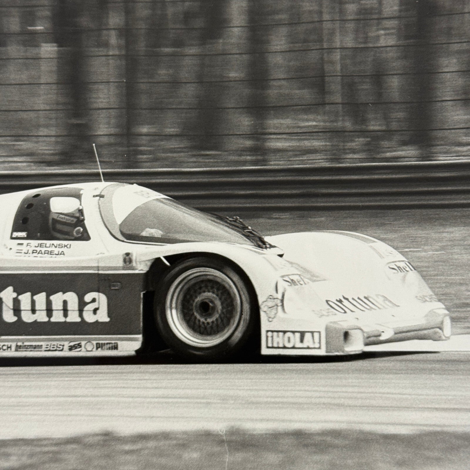 Porsche 962 C 1000KM Monza 1987 Racing Photo Photograph Porsche 962C