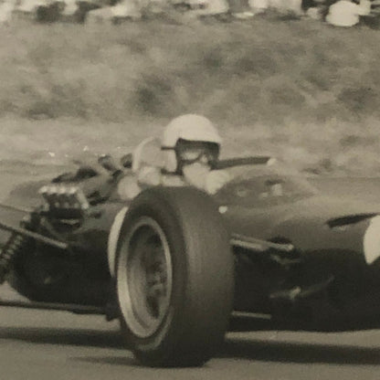 Vintage Grand Prix Racing Car Driver Photo Photograph Print