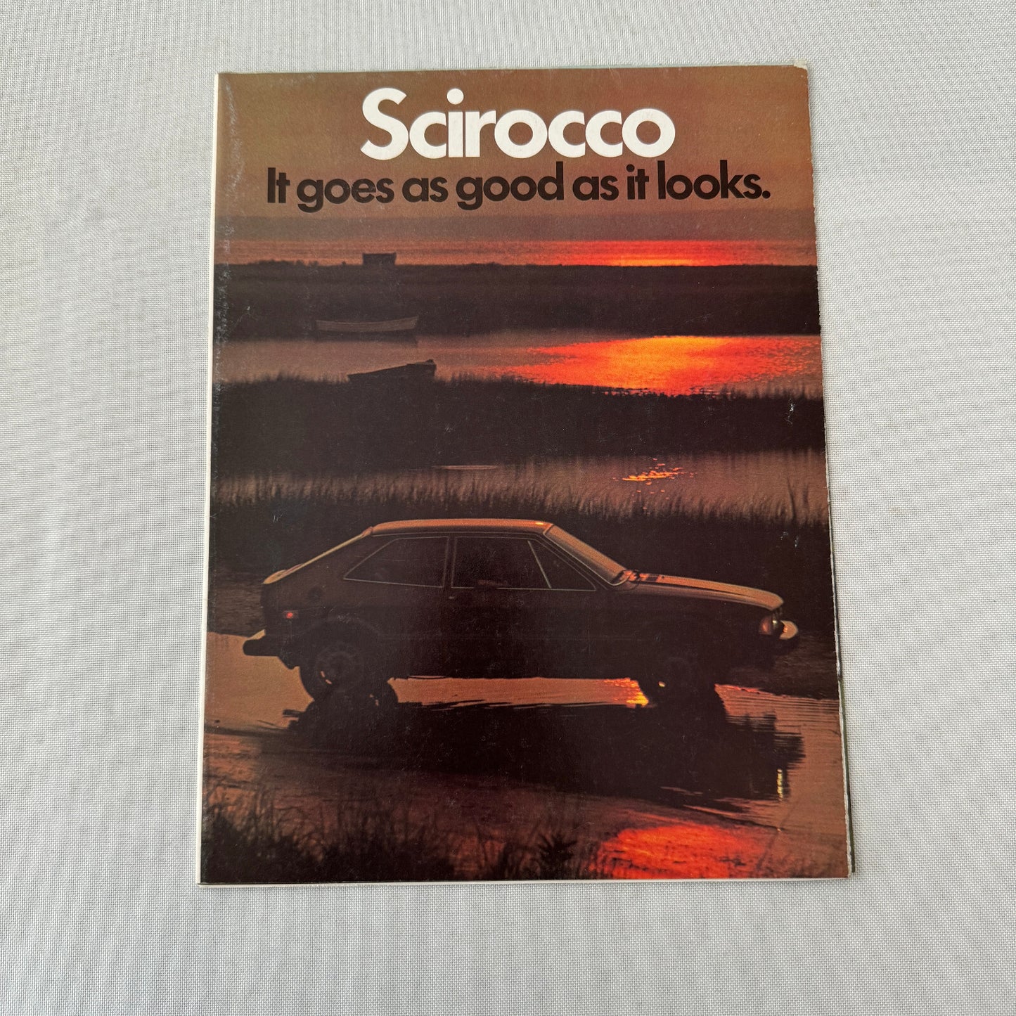 1978 Volkswagen VW Scirocco Car Sales Brochure Poster Advertising