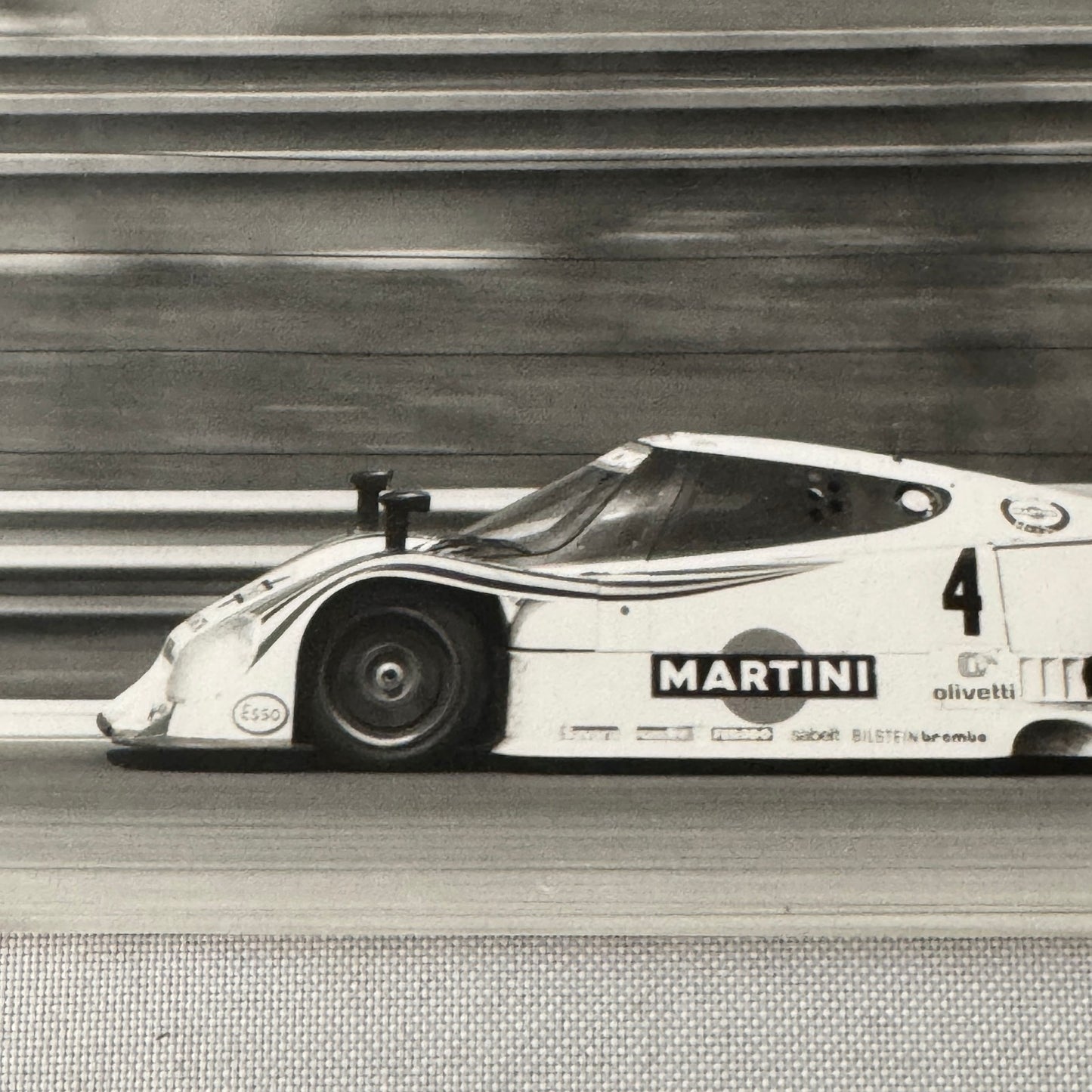 Monza 1000 KM Lancia Martini Racing Car Photo and Press Release Vintage