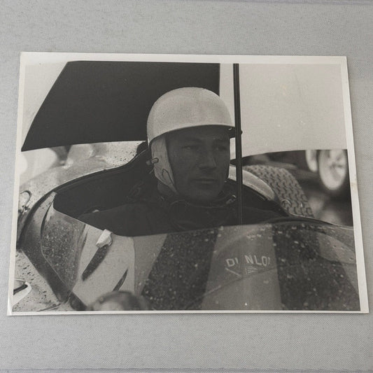 Vintage Racing Photo Stirling Moss Driver Pilot Modern Print Motorsport