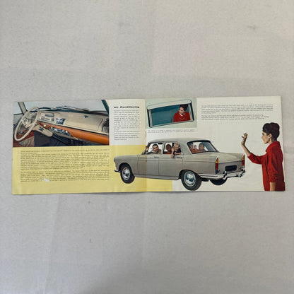 Peugeot 404 Car Sales Brochure Catalog Advertising Vintage