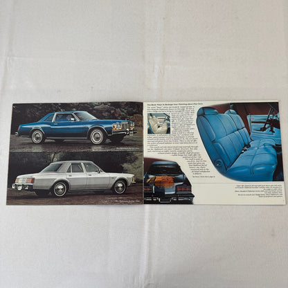 1978 Dodge Diplomat Car Sales Brochure Catalog Vintage Automobile Wagon Coupe