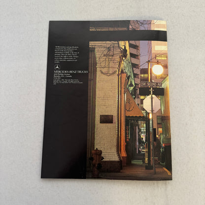 Mercedes Benz LPS 1525 Diesel Tractor Truck Sales Brochure Catalog Advertising