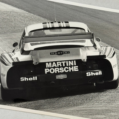 Vintage Porsche Martini Racing Car Photo Photograph Print