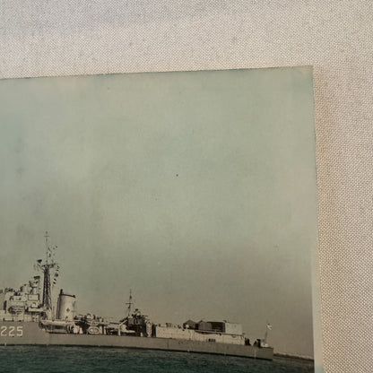 Vintage Canadian Navy Military Ship Boat Photo Photograph Print HMCS Sioux