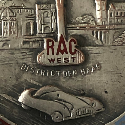 1952 Scheveningen Luxemburg Scheveningen SLS Rally Badge Emblem Award 