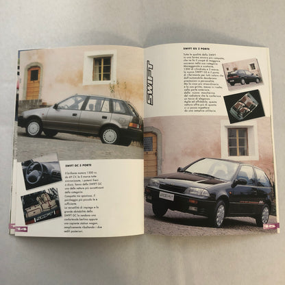 1994 Suzuki Car Sales Brochure Catalog ITALIAN TEXT Samurai Vitara Swift GTI +