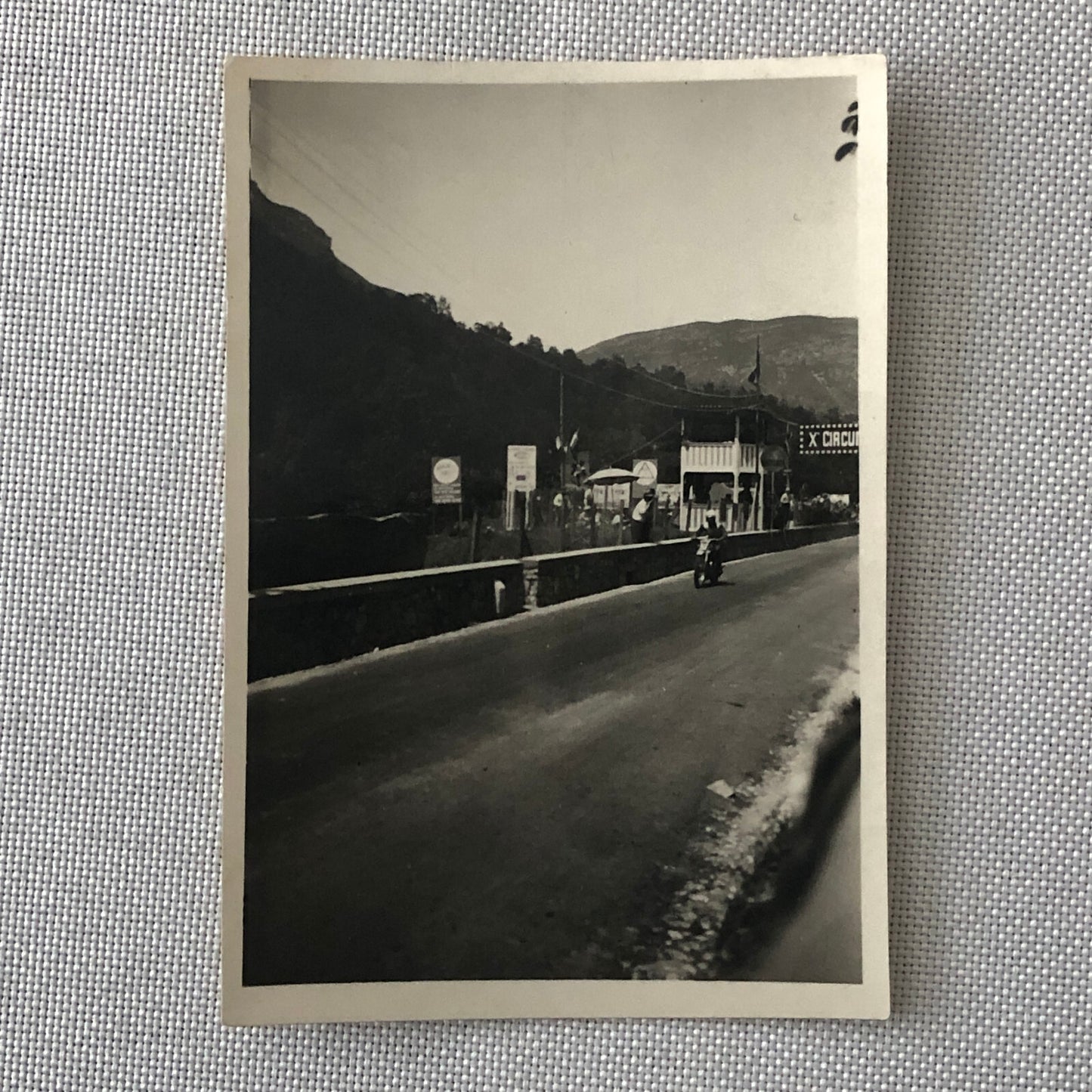 Vintage Motorcycle Bike Racing Photo Photograph 1926