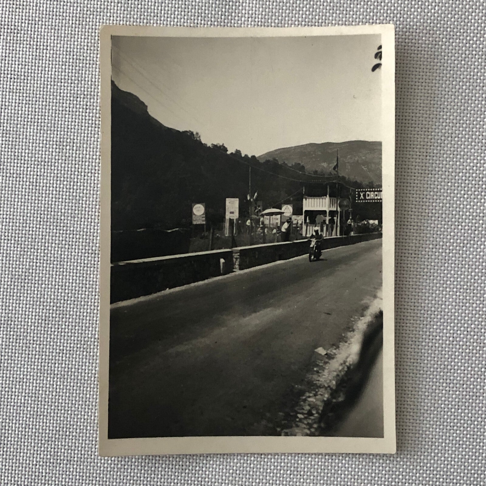 Vintage Motorcycle Bike Racing Photo Photograph 1926