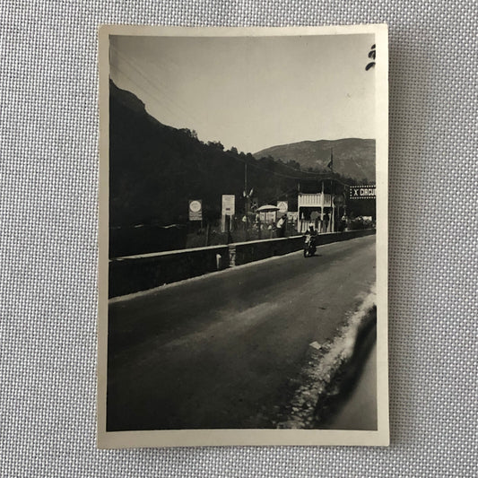 Vintage Motorcycle Bike Racing Photo Photograph 1926