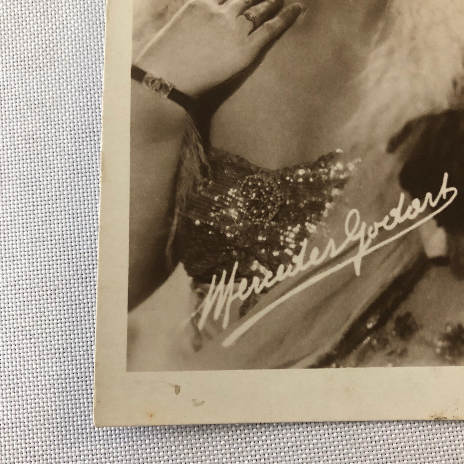 Circus Performer Acrobats Trapeze RPPC Real Photo Postcard Mercedes Godart