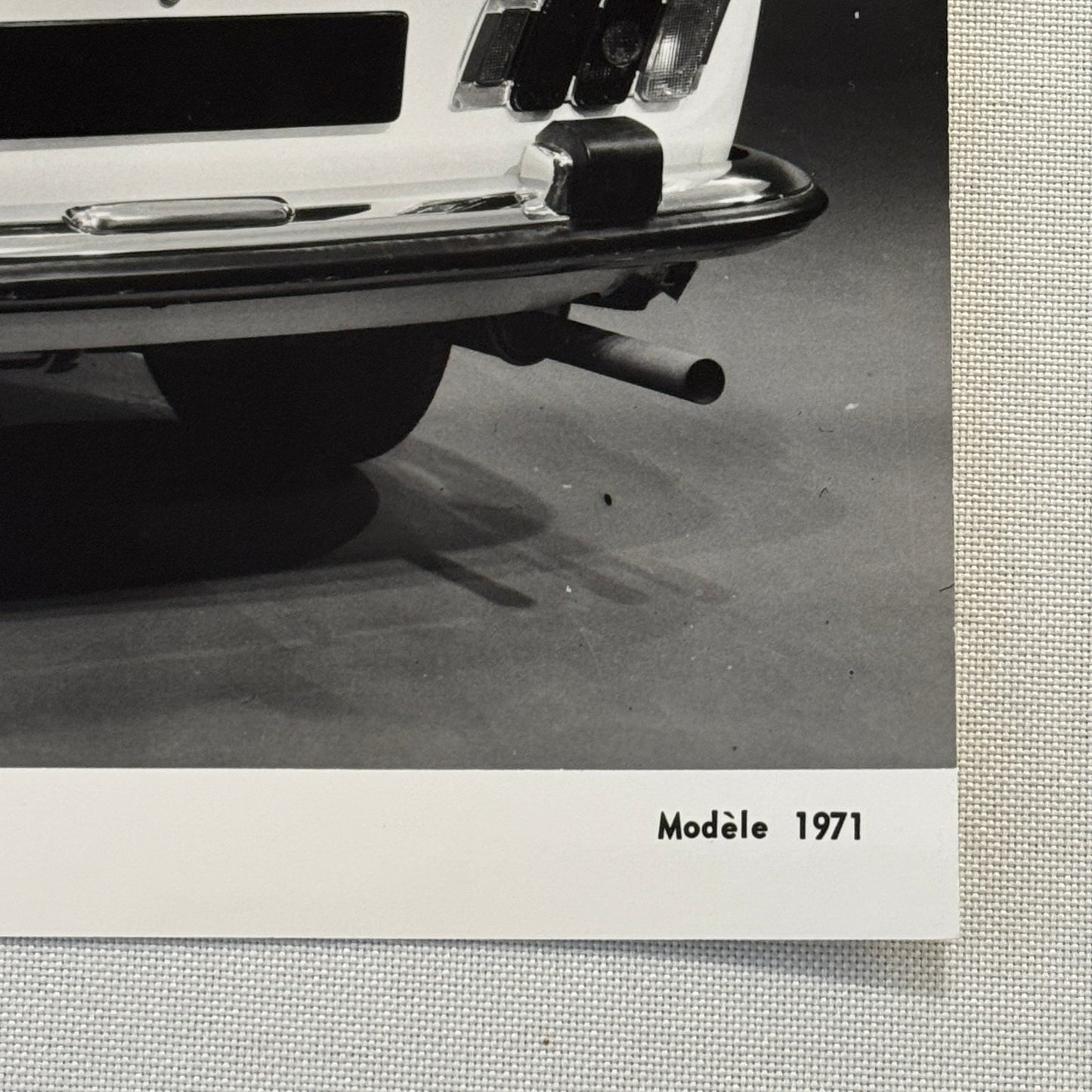 1971 Peugeot 504 Coupe Factory Press Photo Photograph Vintage