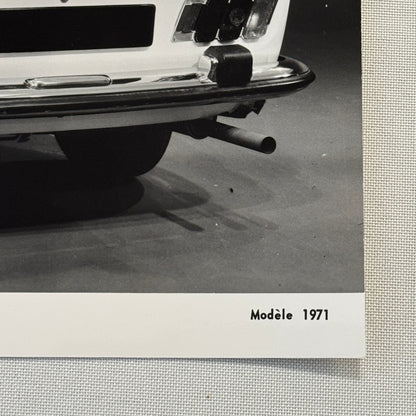 1971 Peugeot 504 Coupe Factory Press Photo Photograph Vintage