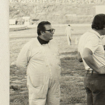 Vintage Racing Photo Juan Manuel Fangio Rome Grand Prix F2 Race Italy Motorsport
