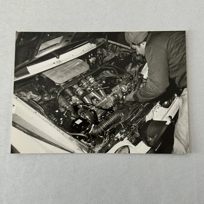 1980 Rallye Monte Carlo Press Photo Photograph DPPI Mechanic Car Engine