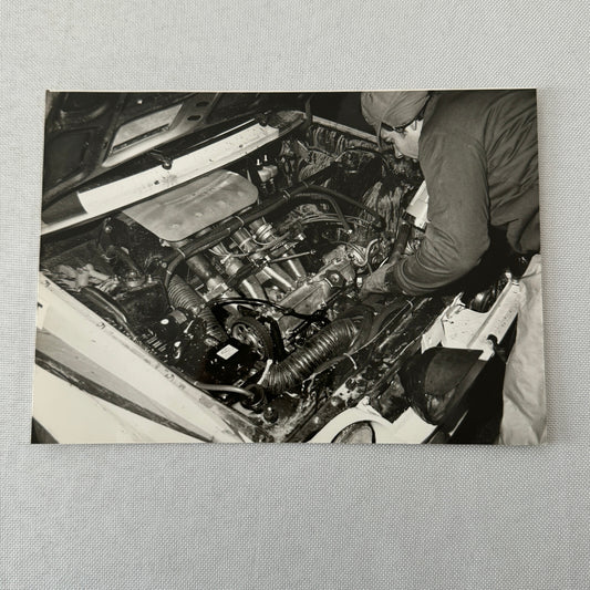 1980 Rallye Monte Carlo Press Photo Photograph DPPI Mechanic Car Engine