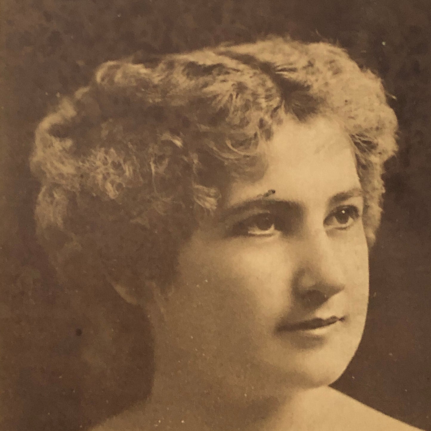 Vintage New York Cabinet Card Photo Photograph Newsboy Paula Edwardes Vaudeville