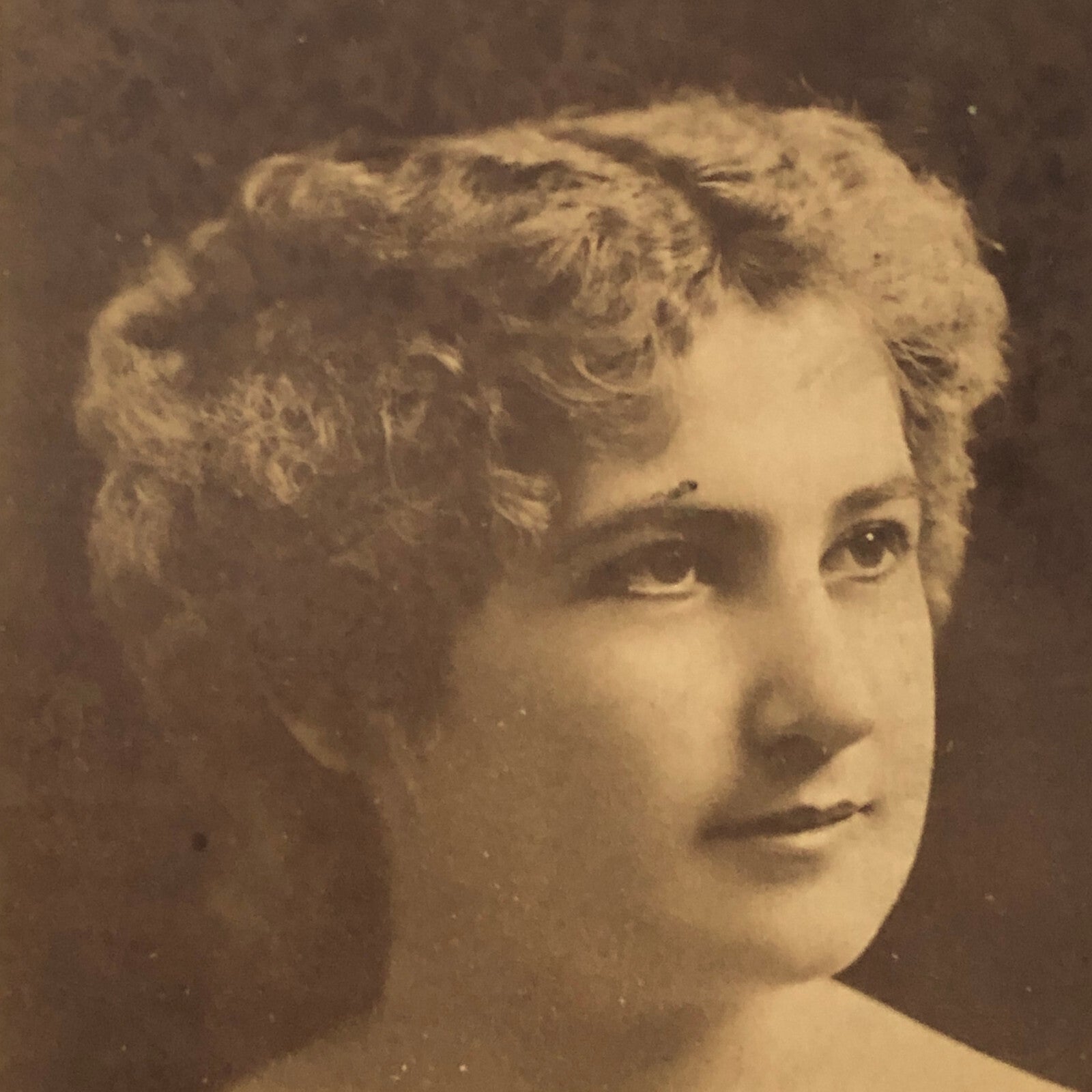 Vintage New York Cabinet Card Photo Photograph Newsboy Paula Edwardes Vaudeville