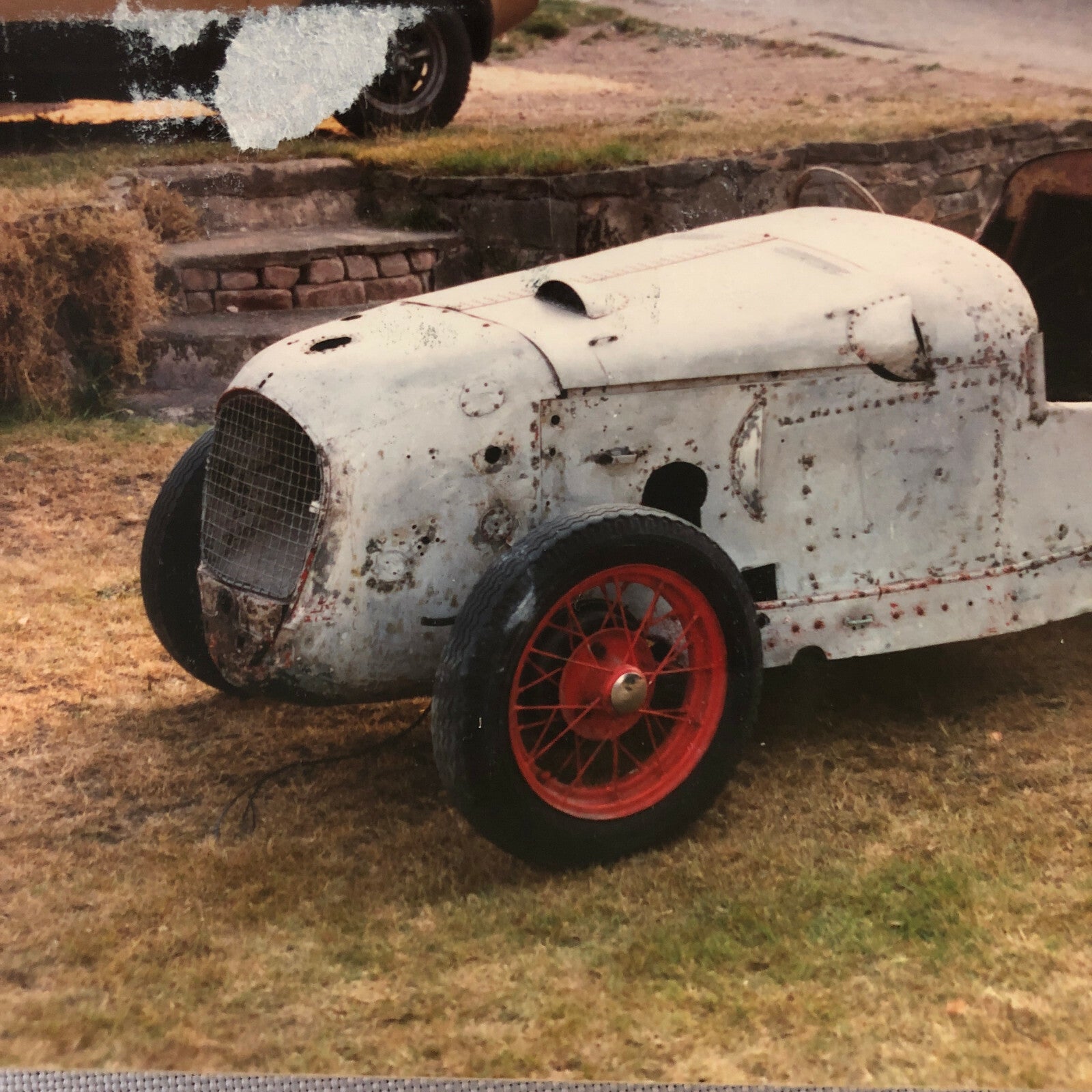 Vintage Austin Seven Special Car Barn Find Photo Photograph Lot of 3