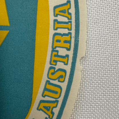 Vintage Travel Luggage Label Hotel Moser Verdino Worthersee Austria Klagenfurt